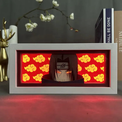 3D Naruto + Blue Lock Anime LED Light Box