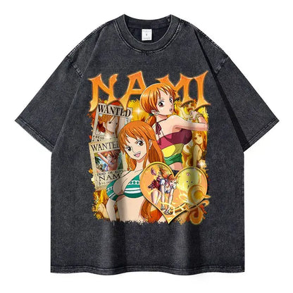 Oversized Anime One piece T-shirt