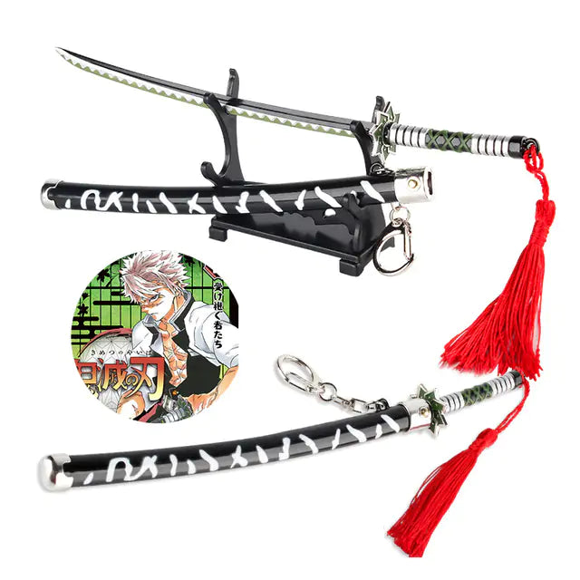 Demon Slayer Blade Keychain Katana Model