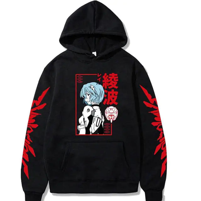 Anime Evangelion Long Sleeve Hoodies