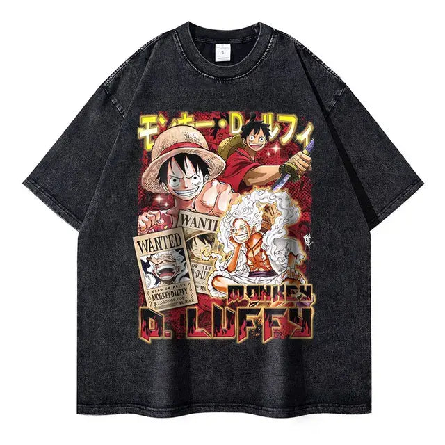 Oversized Anime One piece T-shirt