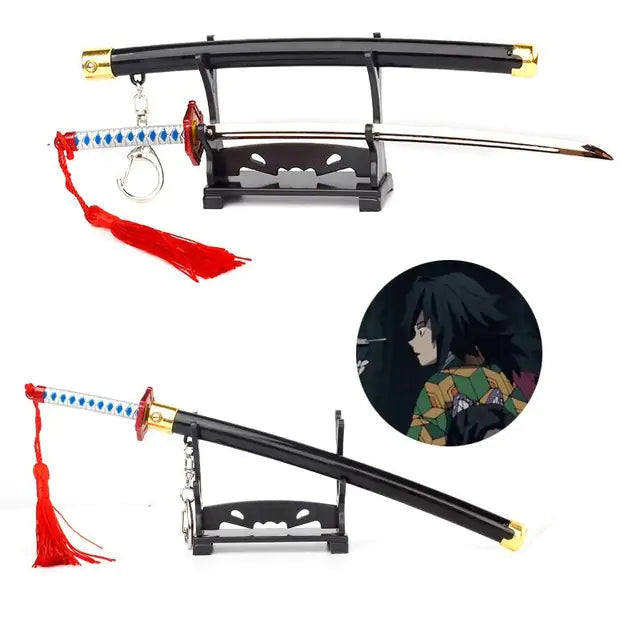 Demon Slayer Blade Keychain Katana Model