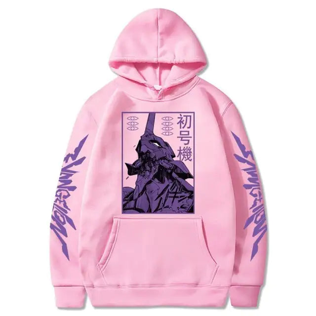 Anime Evangelion Long Sleeve Hoodies