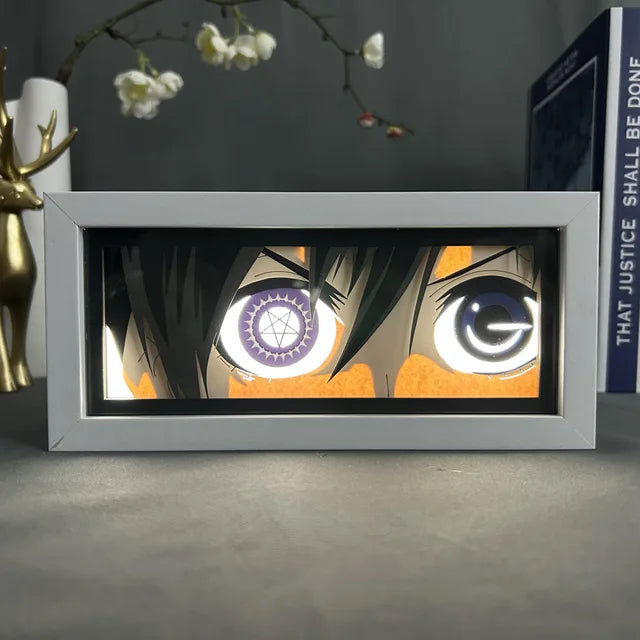 3D Naruto + Blue Lock Anime LED Light Box