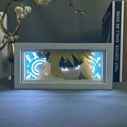 3D Naruto + Blue Lock Anime LED Light Box