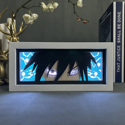 3D Naruto + Blue Lock Anime LED Light Box